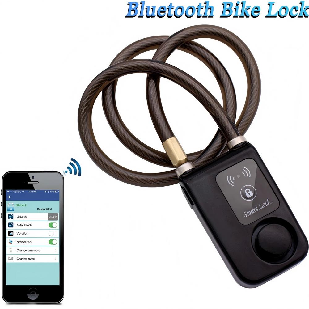 Chain Lock Combination - Lucchetto Intelligente Bluetooth per Bicicletta, Impermeabile,