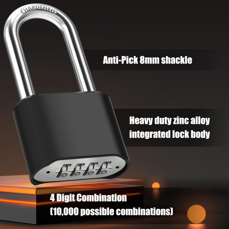 U Lock Heavy Duty - Lucchetto a combinazione resistente alle intemperie