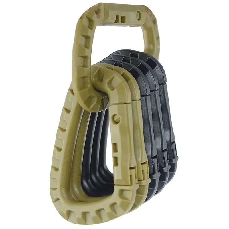 Chain Lock Combination - Set di moschettoni tattici in plastica,