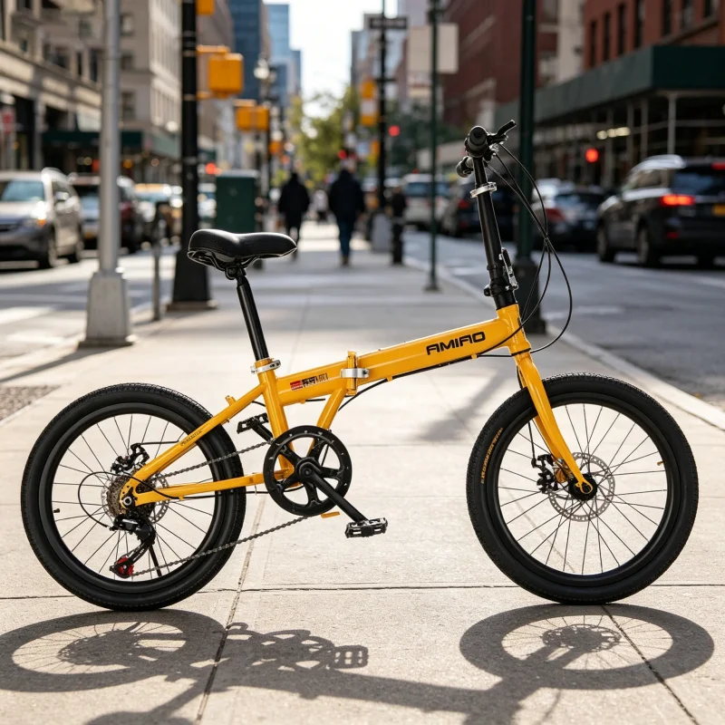 Commuter Biking - Bicicletta Pieghevole con Ruote a Raggi