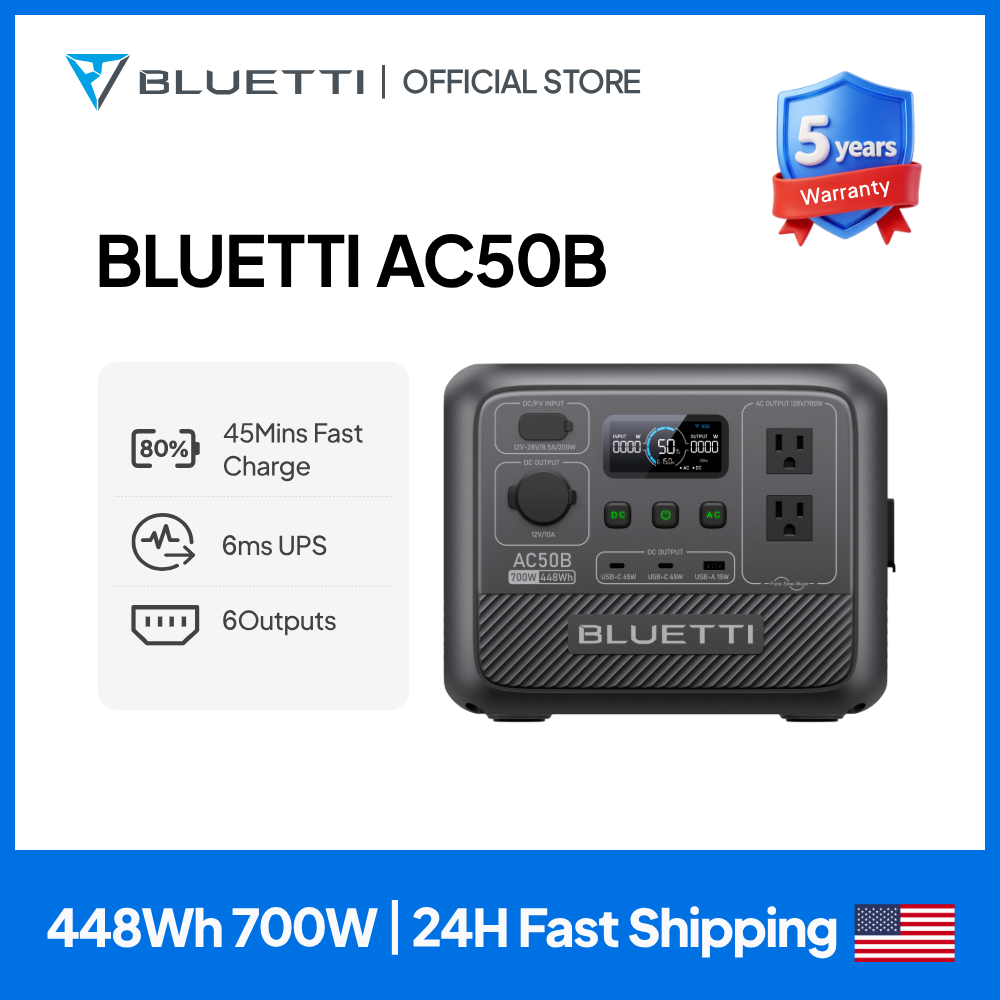 Usb Charger Dynamo - BLUETTI AC50B Stazione di Alimentazione Portatile