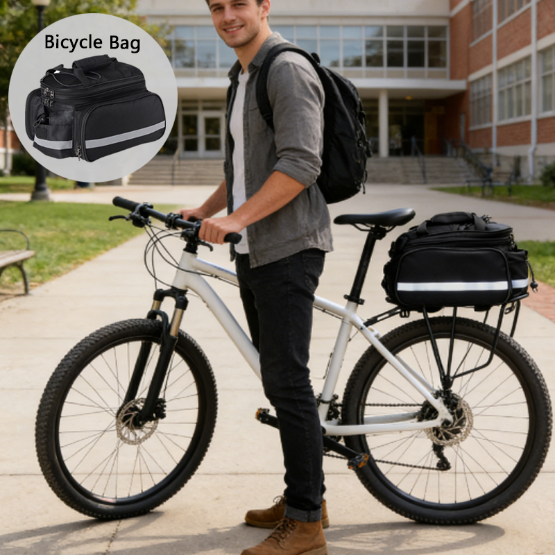 Cycling Commute Rain - Borsa da Bicicletta per Portapacchi Posteriore,