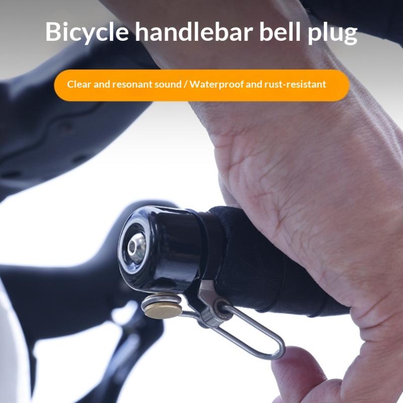 Bell Handlebar Ring - Campanello per Bicicletta con Impugnatura Curva,