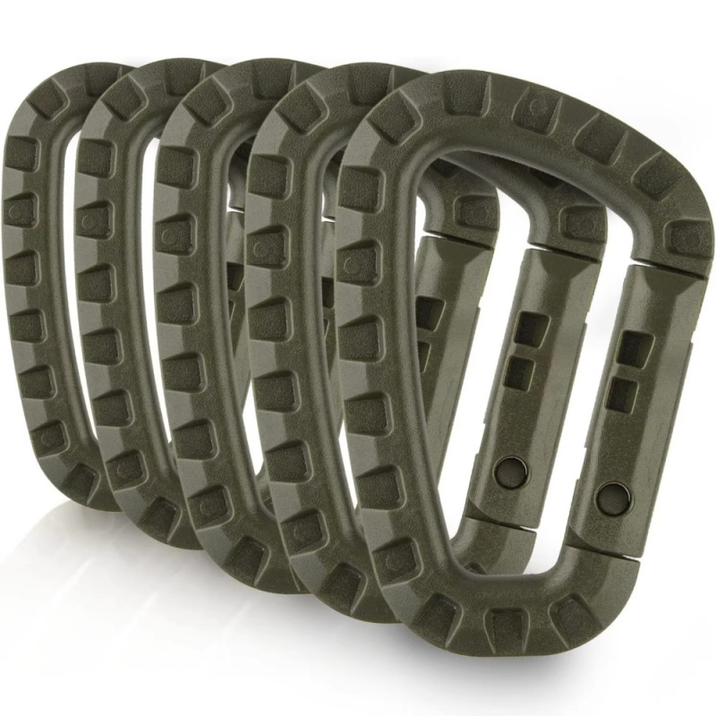 Chain Lock Combination - 2/5/16 pezzi set di moschettoni tattici