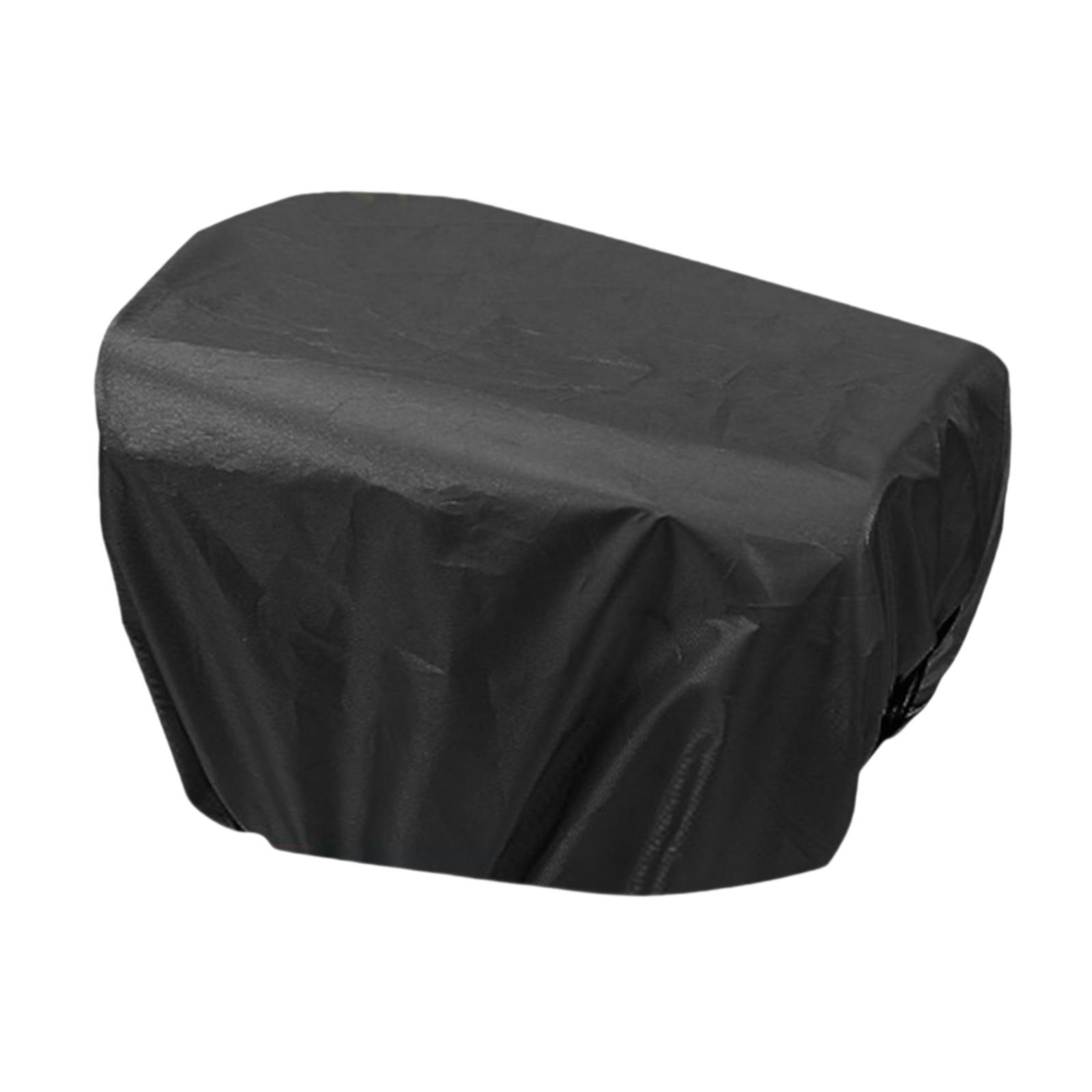 Cycling Commute Rain - Copertura Impermeabile Nera per Cestino Bicicletta,
