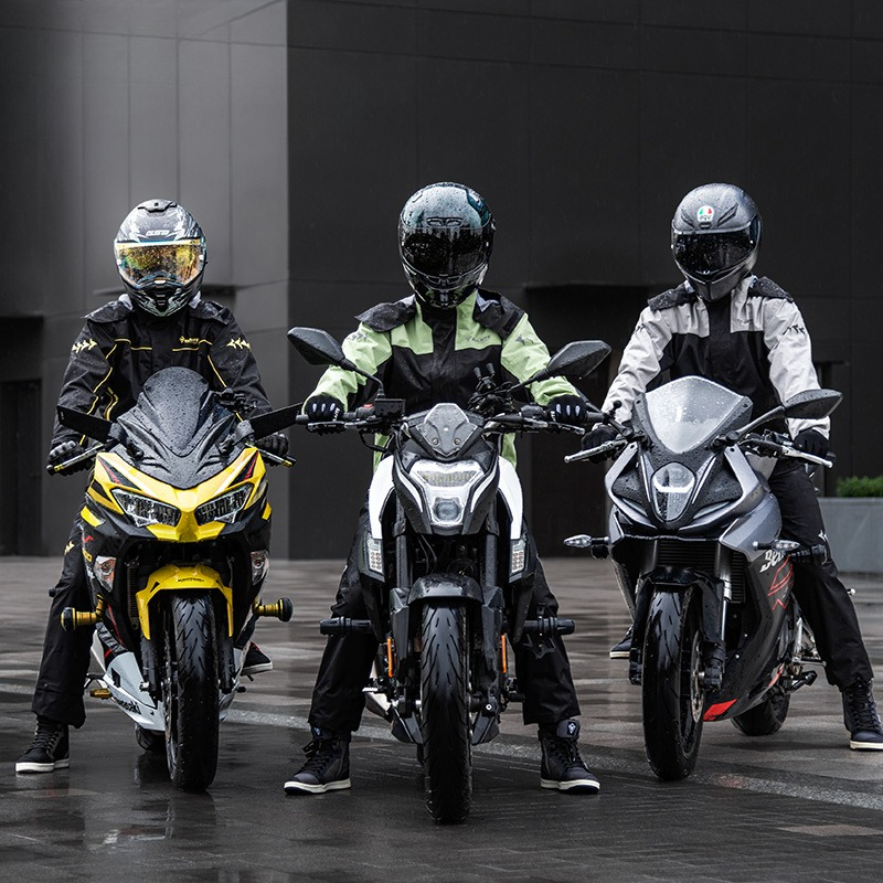 Cycling Commute Rain - Completo Impermeabile per Moto Oxford, Giacca