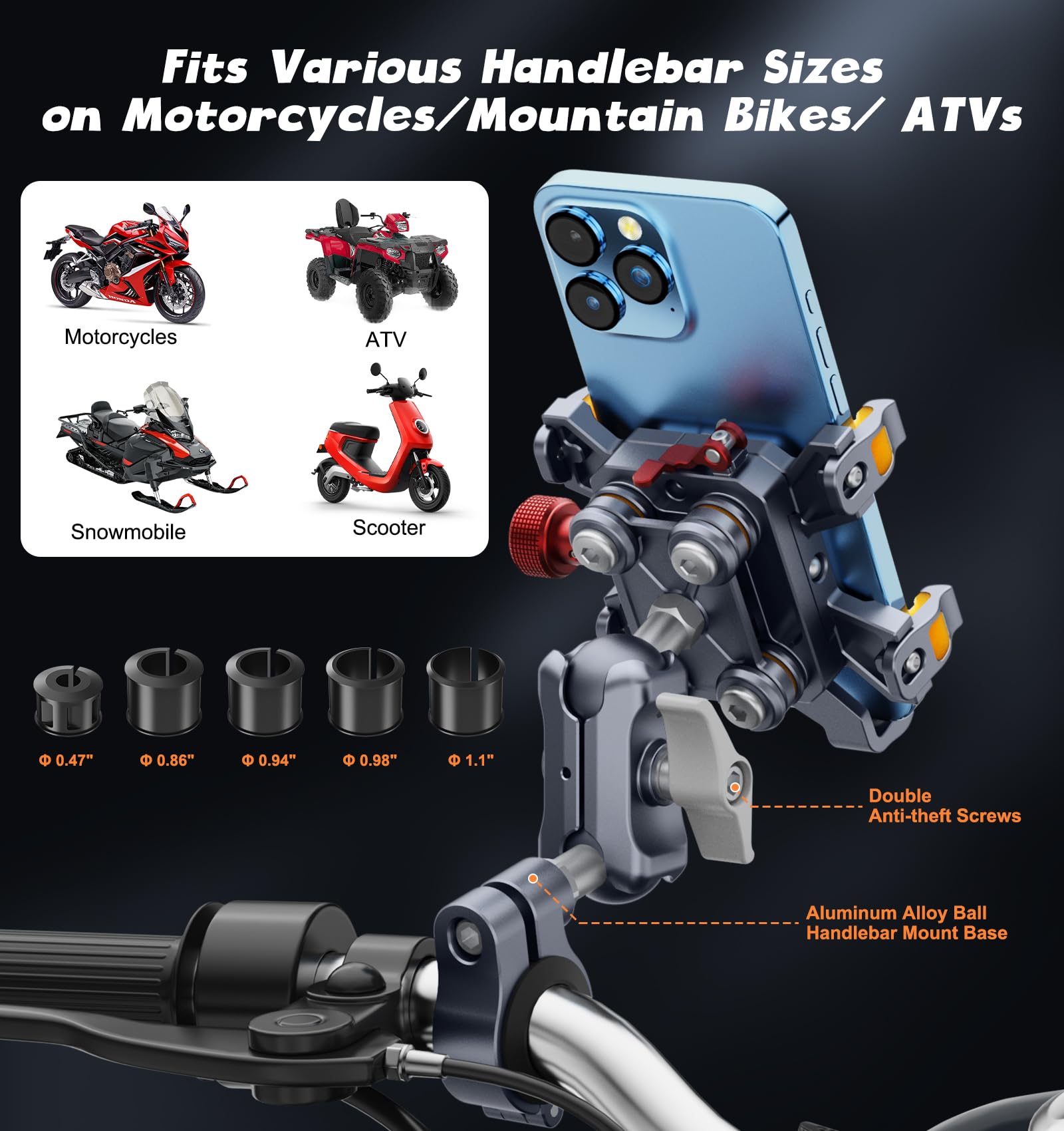 Supporto per telefono per moto - U Lock Heavy Duty recensione e prezzo