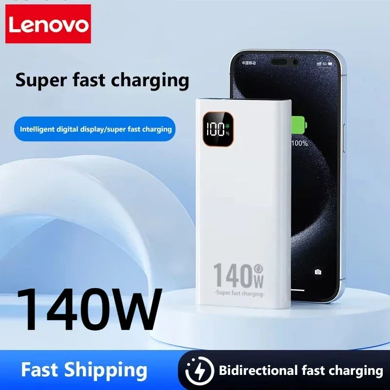 Power Bank Lenovo 140W 500000m - Usb Charger Dynamo recensione e prezzo