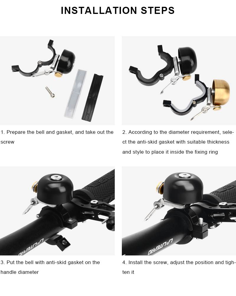 Campanello per bicicletta retr - Bell Handlebar Ring recensione e prezzo