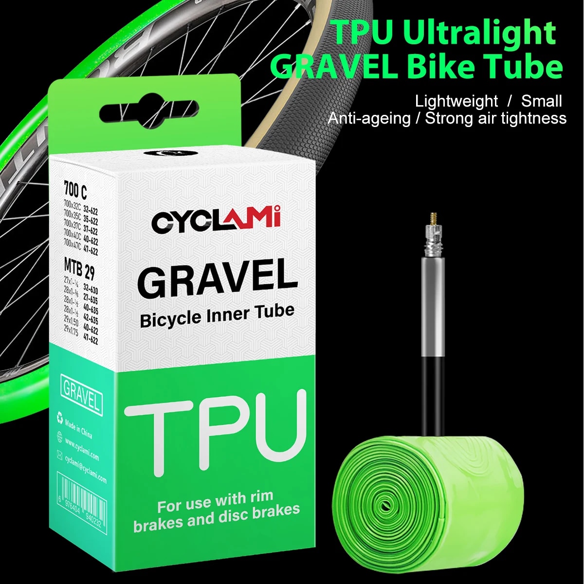 CYCLAMI Ultralight Road MTB 29 - Inner Tube 700C recensione e prezzo