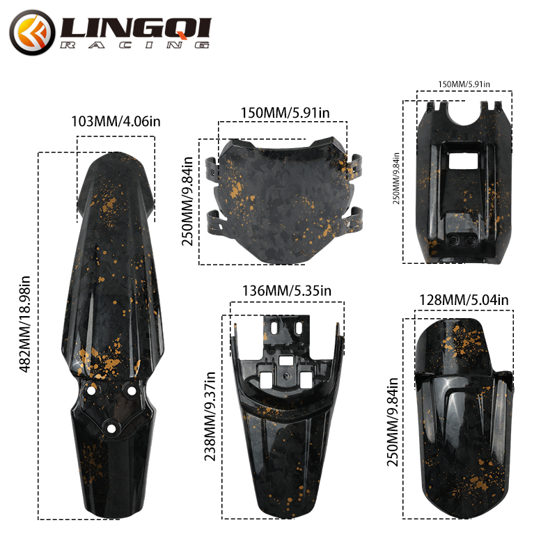 LINGQI Parafango anteriore pos - Bike Light Front Rear recensione e prezzo
