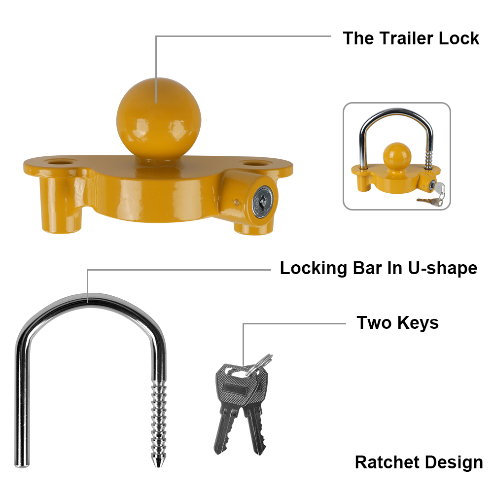 Gancio di traino per rimorchio - U Lock Heavy Duty recensione e prezzo