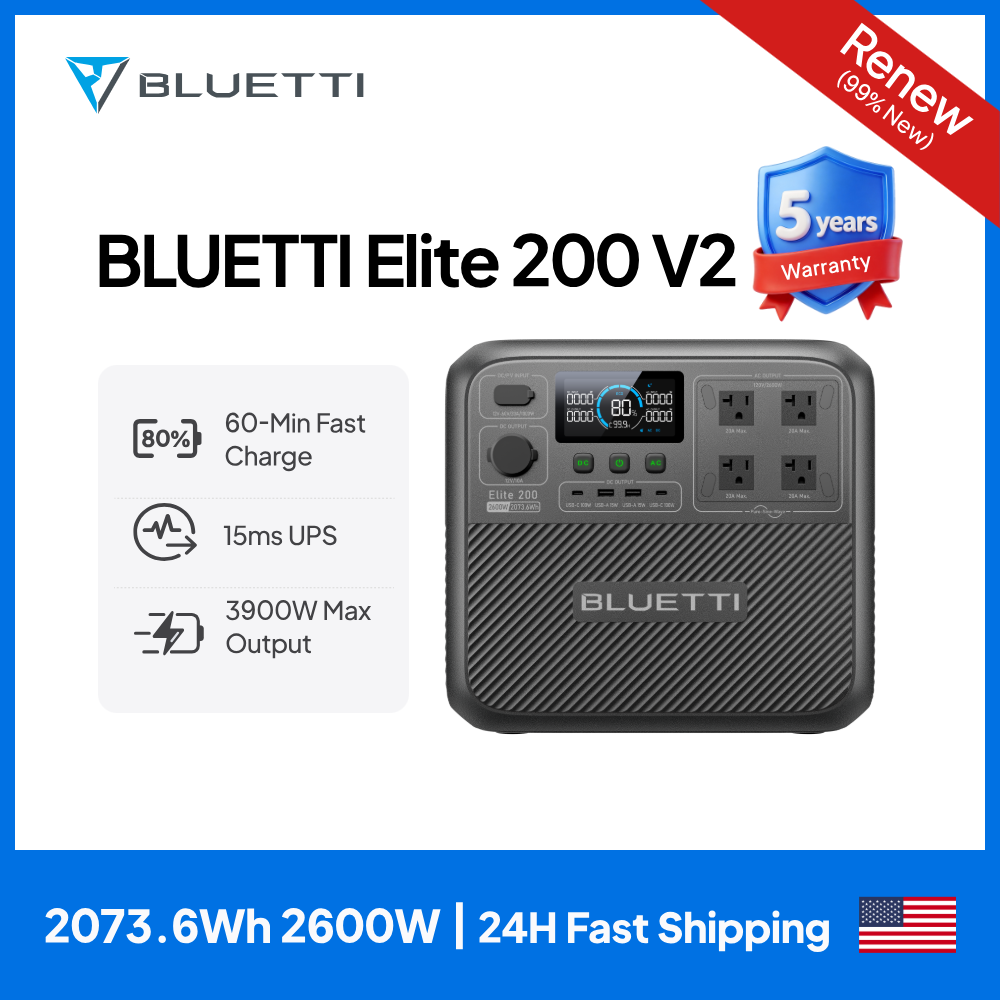 【Rinnovato】BLUETTI Elite 200 V - Usb Charger Dynamo recensione e prezzo