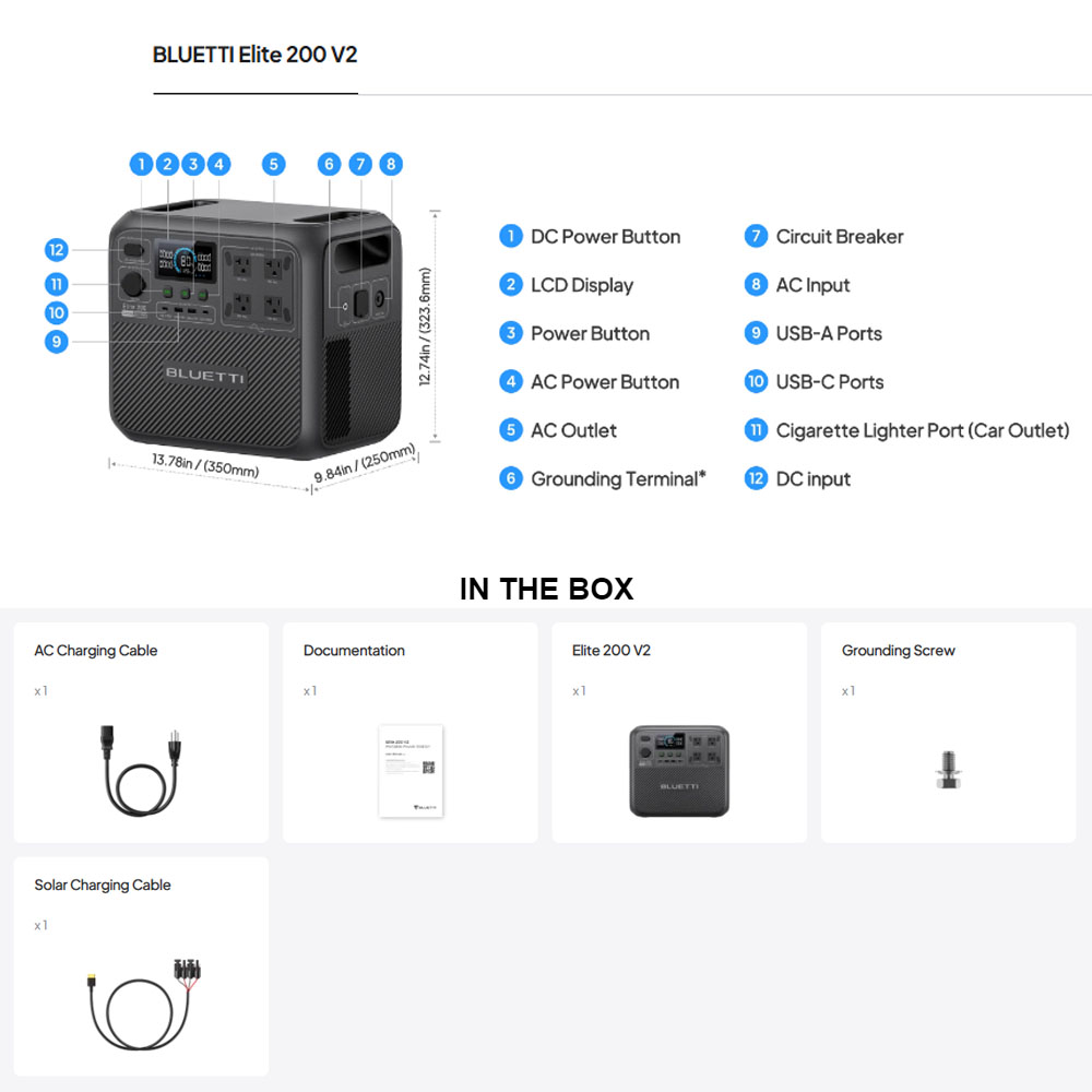 【Rinnovato】BLUETTI Elite 200 V - Usb Charger Dynamo recensione e prezzo