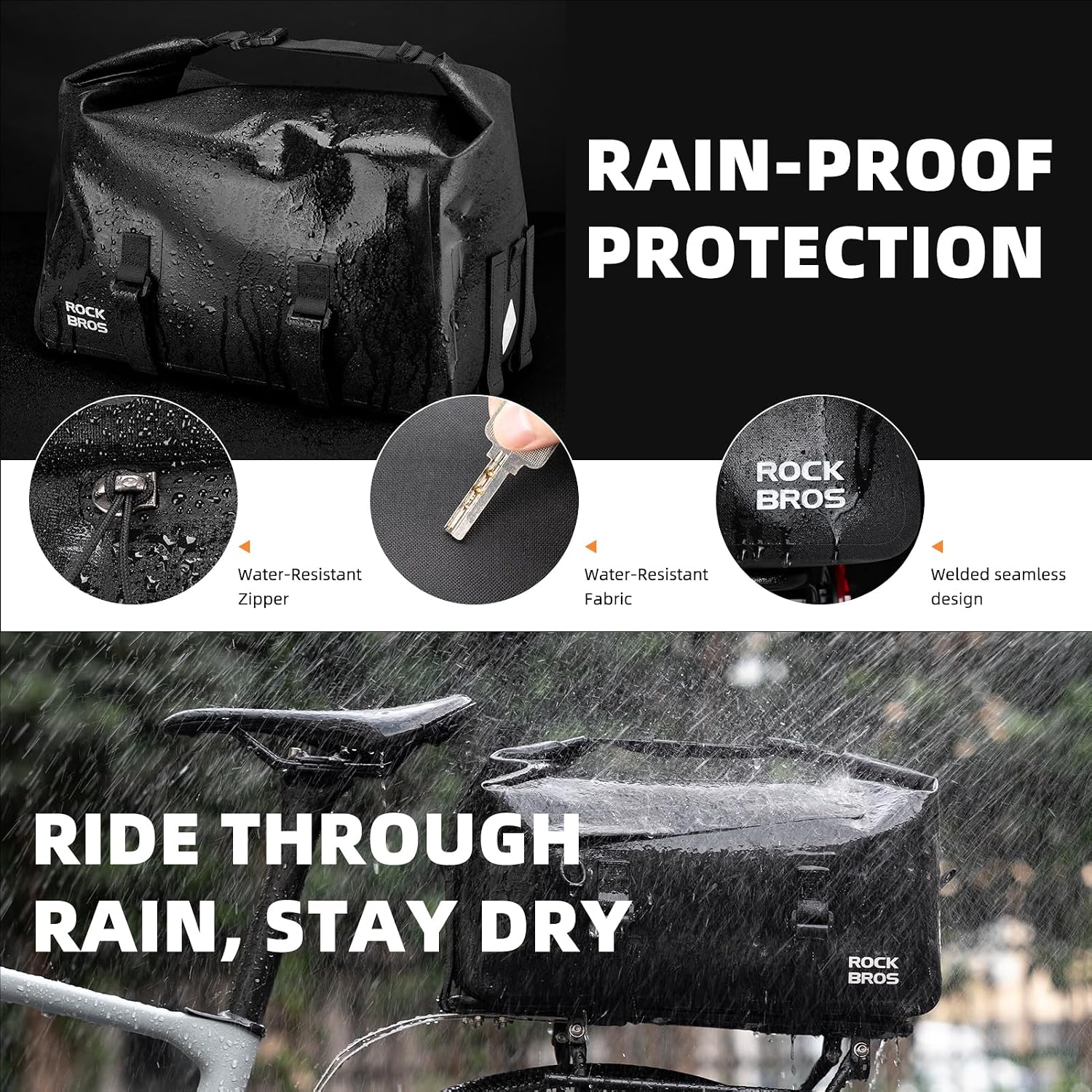 Borsa da Sella per Bicicletta  - Panniers Waterproof Rear recensione e prezzo